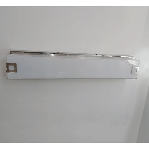 Custom Hotel Decor Stainless Steel Chromium Mirror Wall Light Atmospheric Glass Home Decor Hotel Bathroom Wall Lamp 15W/21W/30W