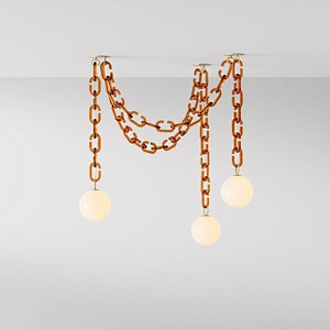 Simple Creative Living Room Chandeliers Cloakroom Clothing Store Restaurant Decorative Indoor Chain Lights