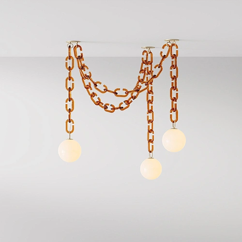 Simple Creative Living Room Chandeliers Cloakroom Clothing Store Restaurant Decorative Indoor Chain Lights