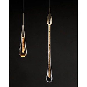 Nordic luxury crystal hotel bedroom bed chandelier contracted restaurant bar front desk water drop stair long chandelier