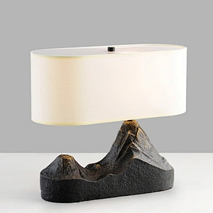 Antique design hotel decor bedside luxury copper brass table lamp for hotel