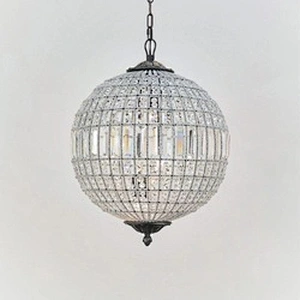 Custom hotel lobby large chandeliers villa  atmosphere system crystal chandeliers round crystal chandeliers&pendant lights