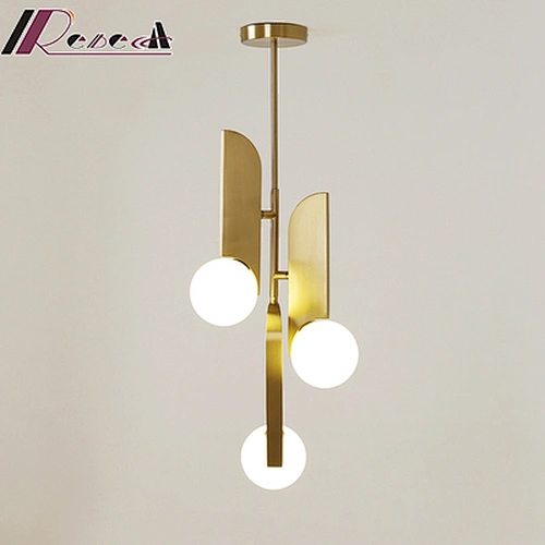 Indoor Stainless Steel Chandelier Modern Personality Nordic Led Luxury Pendant Lighting Bedroom