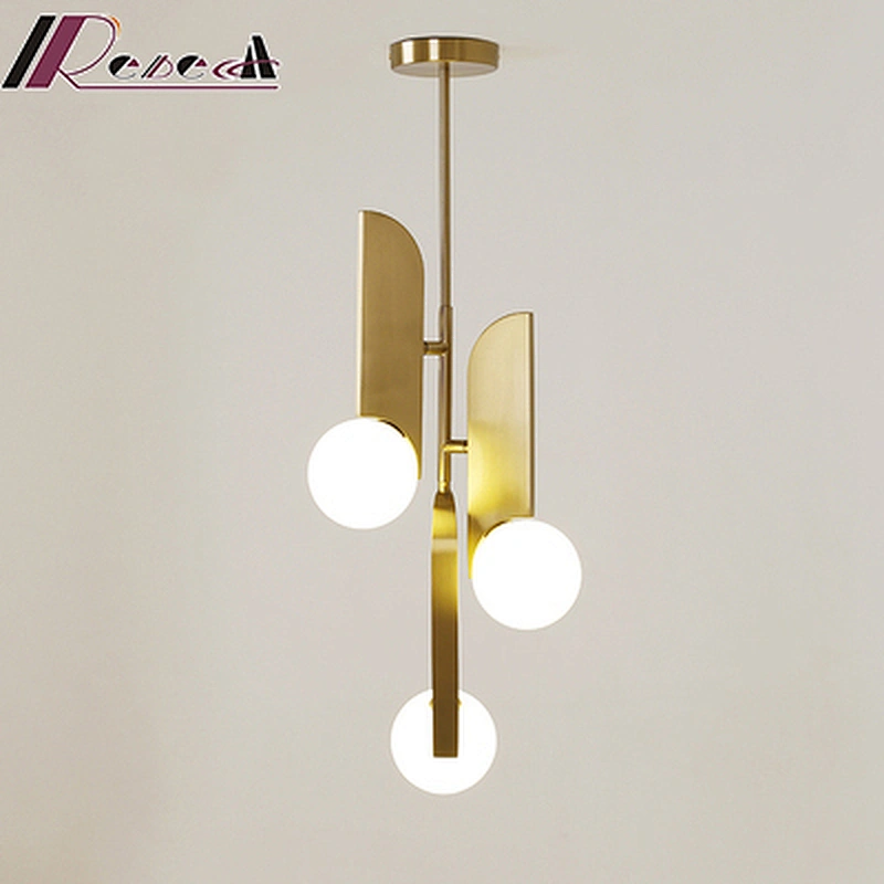 Indoor Stainless Steel Chandelier Modern Personality Nordic Led Luxury Pendant Lighting Bedroom