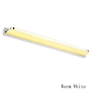 Modern stainless steel led wall lamp bathroom bedroom makeup  vanity mirror light
