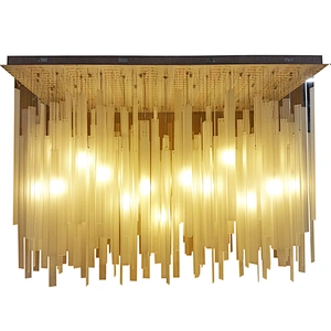 Modern Custom Large  Hotel Decorative Lighting Project Chandelier Pendant Lamps