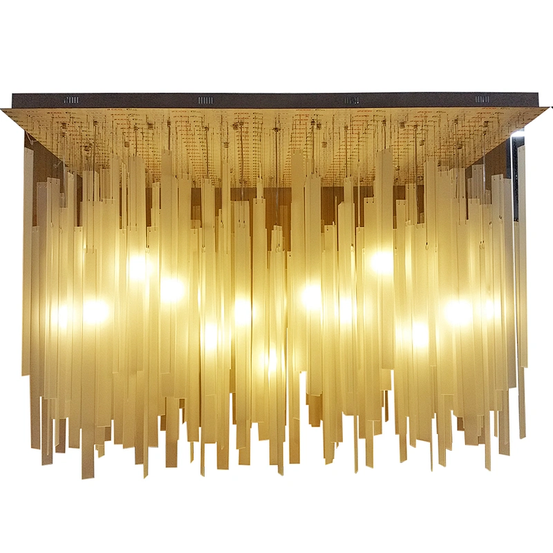 Modern Custom Large  Hotel Decorative Lighting Project Chandelier Pendant Lamps