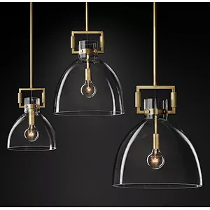 Postmodern All Copper Crystal Chandelier For Living Room Bedroom