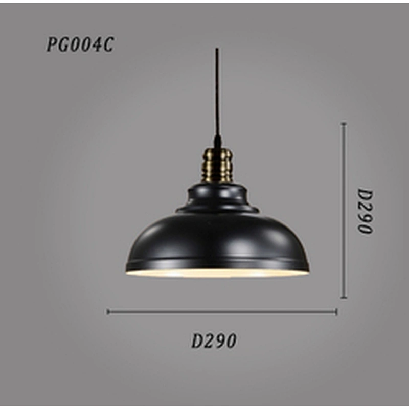 Retro Chandelier Pendant Lights Restaurant Bar Black Lights Design Lighting Hanging Antique Industrial