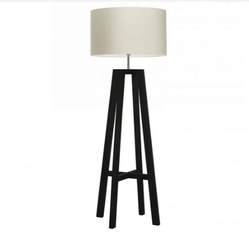European Modern Wooden Floor Lamp For Study And Sitting Room