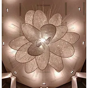 Hot Sale Flower Body Crystal Pendant Lamp Led Modern Chandeliers Pendant Lights