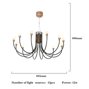 Modern Nordic style decoration pendant light led chandelier lighting