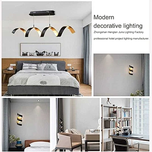 Modern Nordic Design Aluminum Black Led Pendant Lighting Chandeliers Pendant Lights