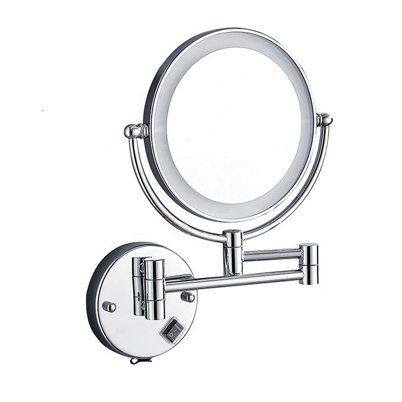 Modern 3X Magnifying Round Ring Bathroom Makeup Vanity Led Mirror Light