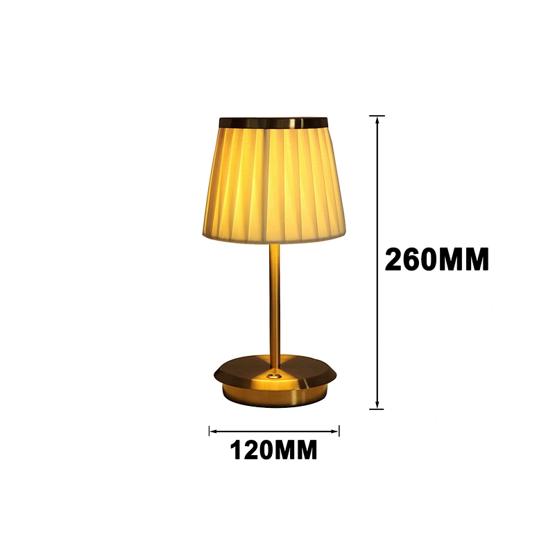 USB Charging Table Lamp Light Dimmable Night Light Stand Lampshade of cloth Lamp