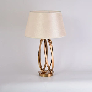 Modern American hotel villa model room living room bedroom bedside LED table lamp