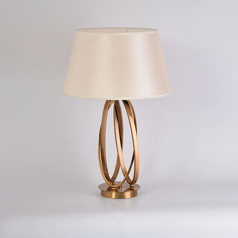 Modern American hotel villa model room living room bedroom bedside LED table lamp
