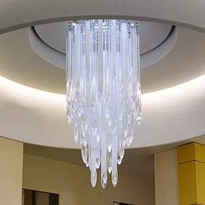 Customizable hotel lobby decoration lighting crystal chandelier