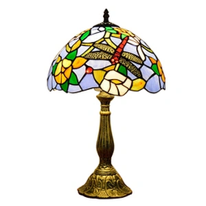 Rebecca High Quality Antique Stained Glass Tiffany Table Lamp Modern Desk Lamps
