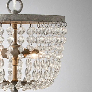 Modern French Empire Round Dining Room Luxury Led  K9 Crystal Lights Chandelier