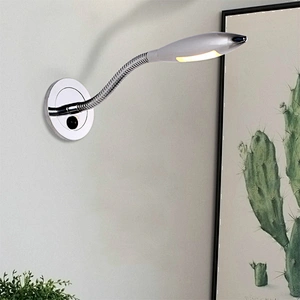 Modern hotel bedroom bedside reading led wall light