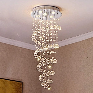 201 ss 304 ss stainless canopy contemporary  crystal chandelier light for hotel