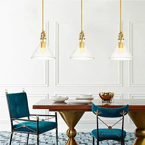 Nordic style simple glass modern chandelier