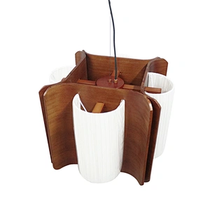 Modern decorative lighting pendant lamp vintage rustic wood chandelier