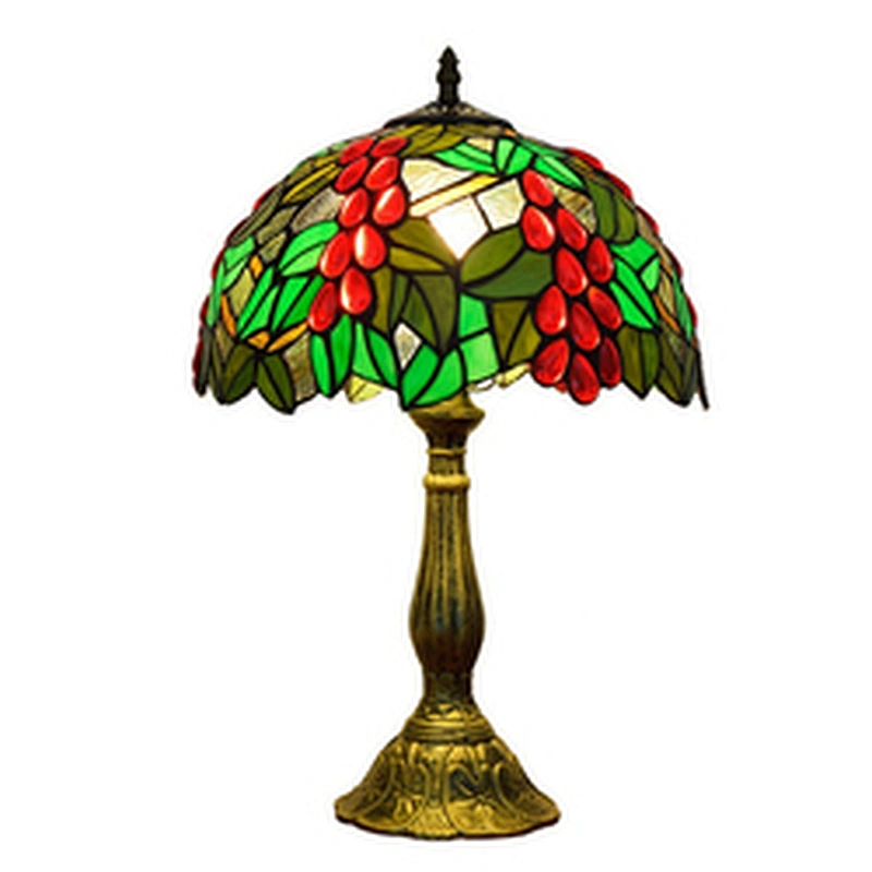 Rebecca High Quality Antique Stained Glass Tiffany Table Lamp Modern Desk Lamps