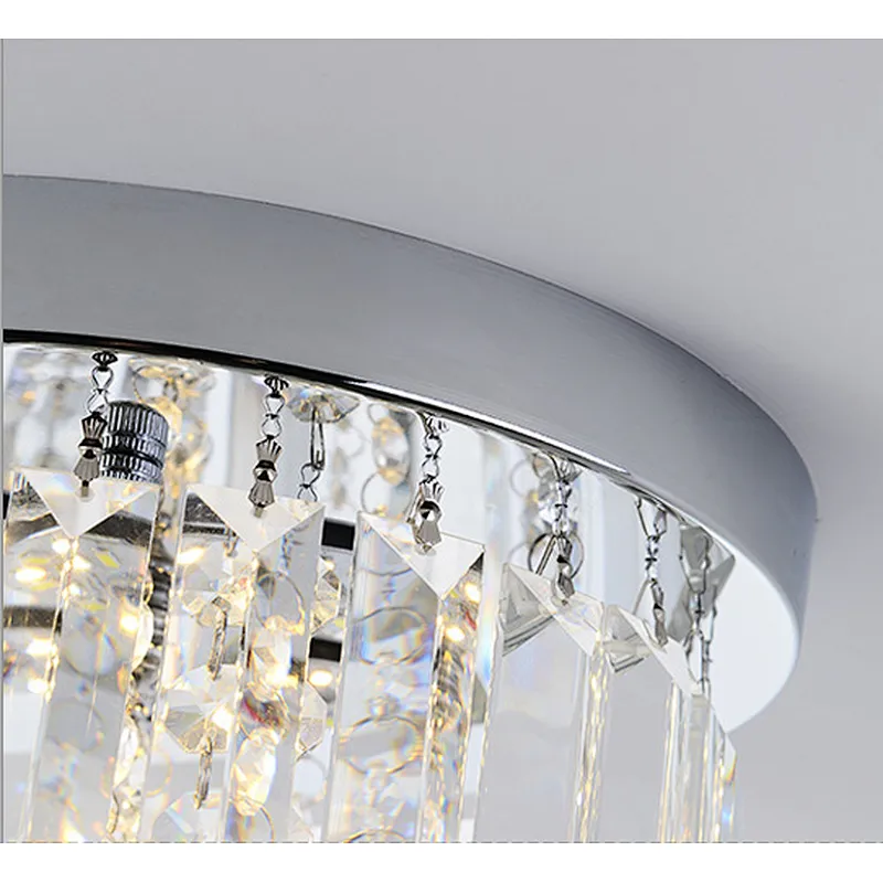 Modern luxury circular crystal indoor decorative ceiling chandelier