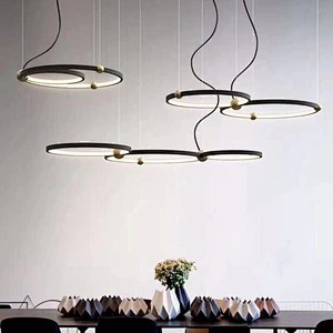 Contemporary  contracted designer  light luxury led glass ball pendant lamp