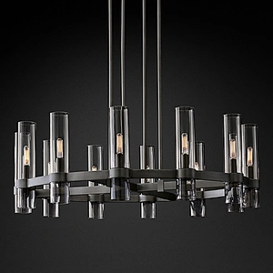 Modern large pendant lighting luxury brass glass chandelier pendant lights