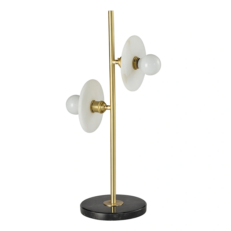 Modern nordic living room bedroom bar counter restaurant marble brass pendant lamp