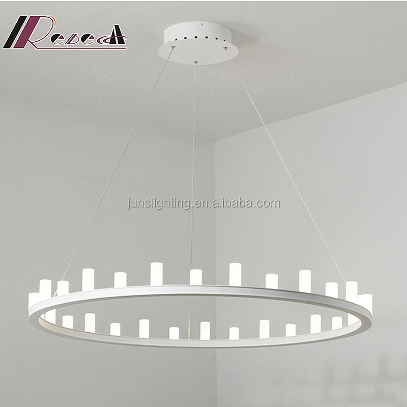 Postmodern Droplight Circular Creative Personality Pendant Lamp for Bedroom Chandelier