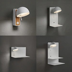 Modern nordic designer sconce lighting Indoor hotel bedside reading lights guestroom lamp led wall light