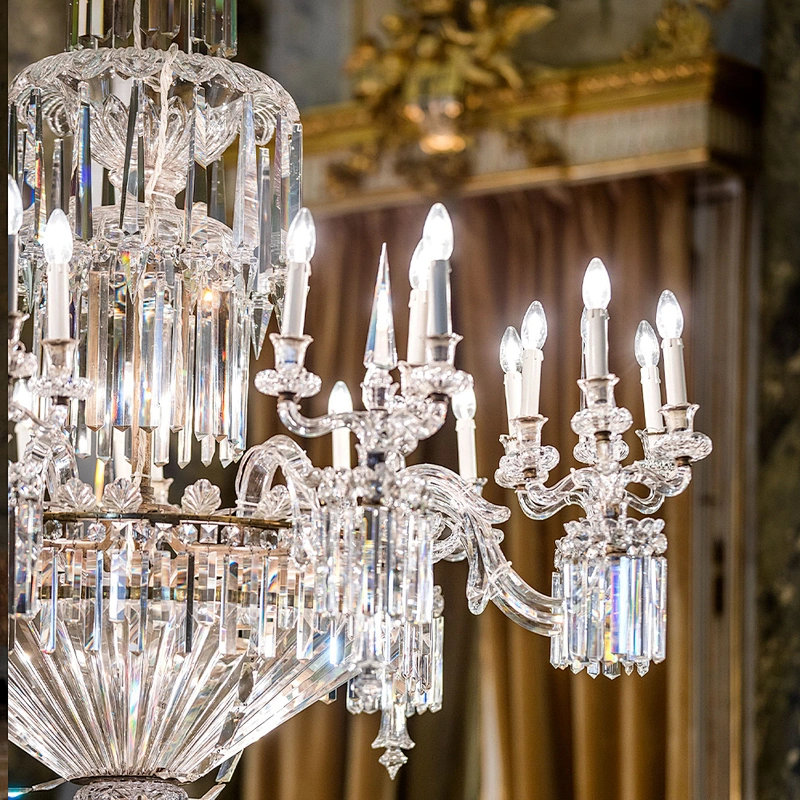 Modern Hotel Lobby Lighting Crystal Luxury Chandelier Indoor Lights