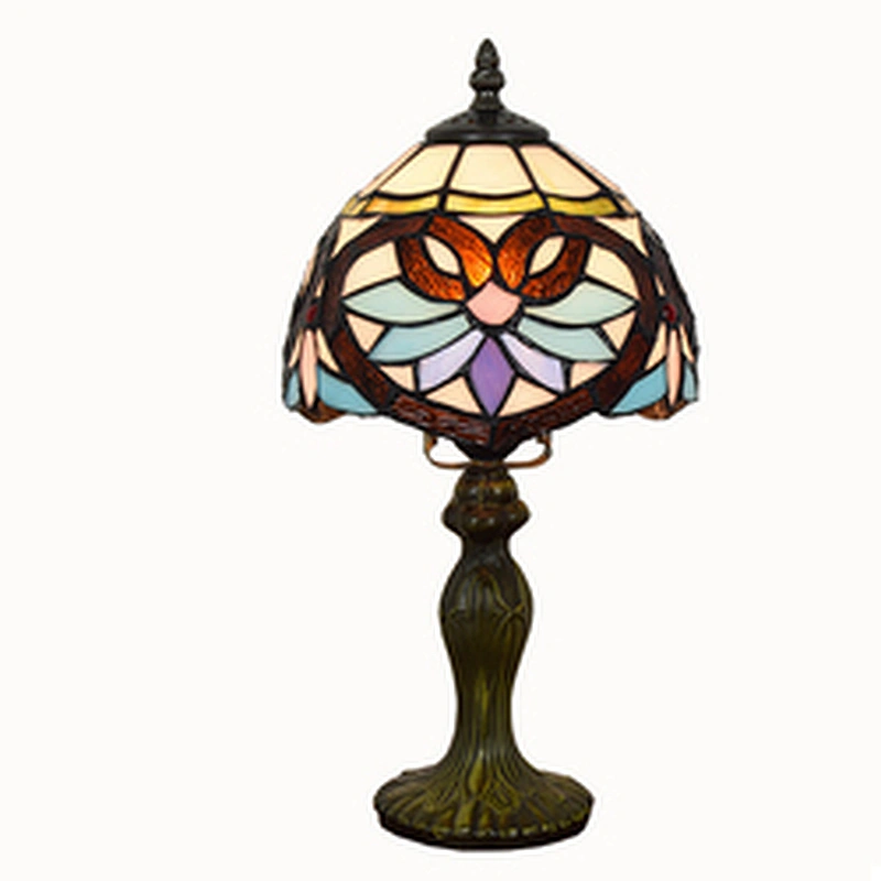 Rebecca High Quality Antique Stained Glass Tiffany Table Lamp Modern Desk Lamps