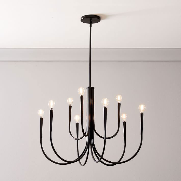 Modern Iron Chandelir For Living Room And Bedroom