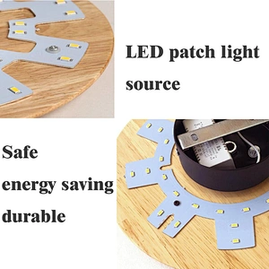 Modern minimalist style hotel bedroom bedside decorative lighting wood led wall lamp