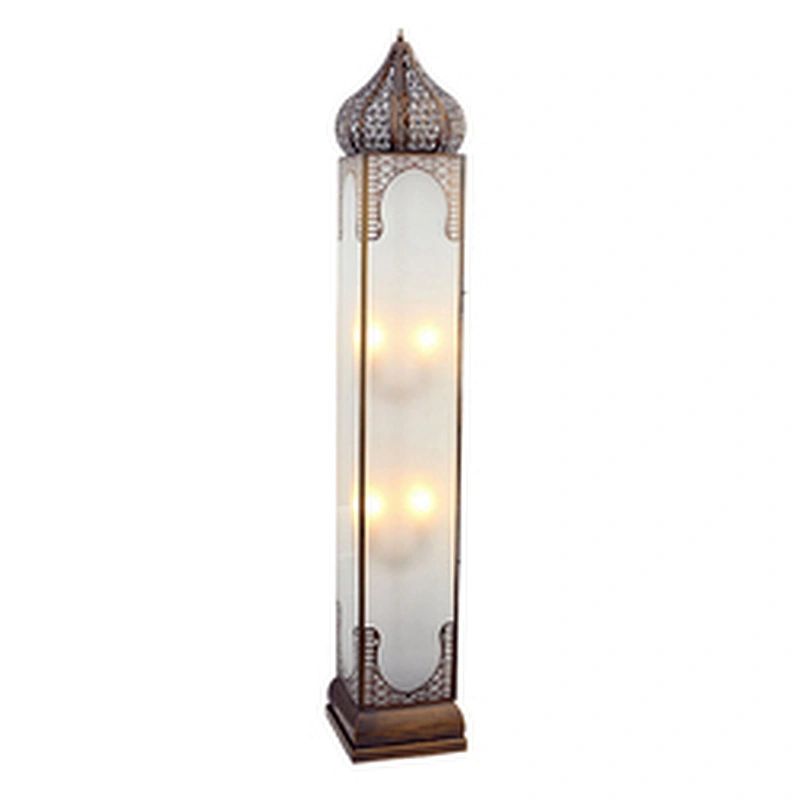 Copper Handmade Works Of Art Moroccan Style Floor Lamp Hollow Carved Bedroom Living Room Decorative Light