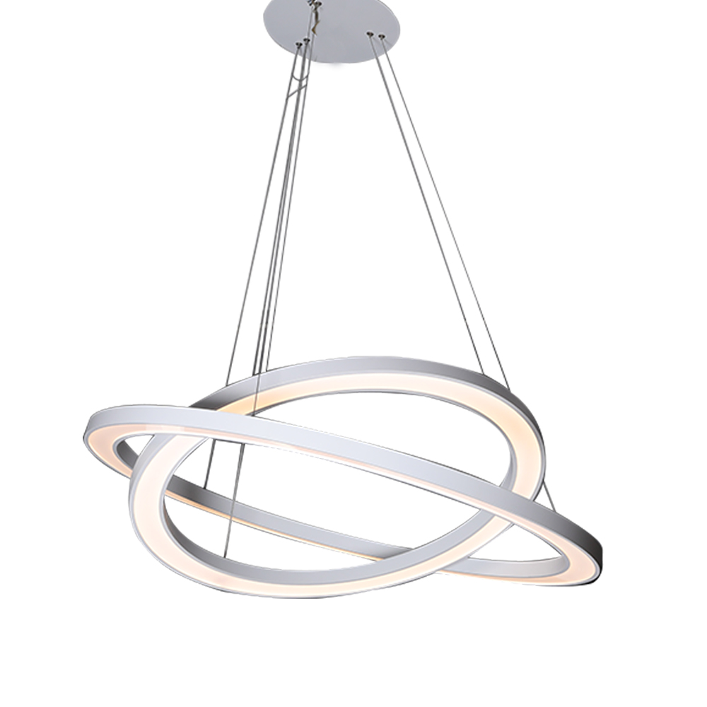 Rebecca Lighting Chandelier composed of two circles LED Bulb  50w+30w 3000k