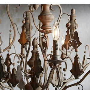 Customized hotel lobby restaurant atmosphere decorate luxury chandeliers classical villas made of iron chandeliers&pendant light