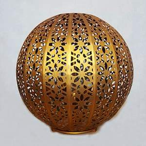Exoteric Moroccan Floor Lamp Copper Southeast Asia Dining Room Creative Hotel Hollow Lamp