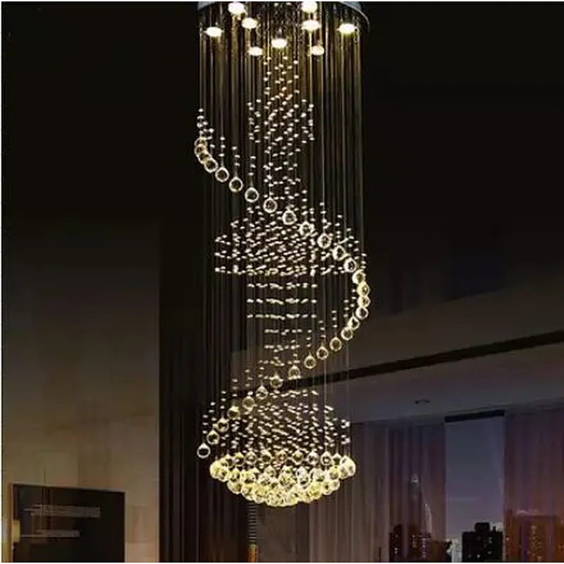 Modern Luxury Crystal Chandelier Pendant Lamp for Restaurant