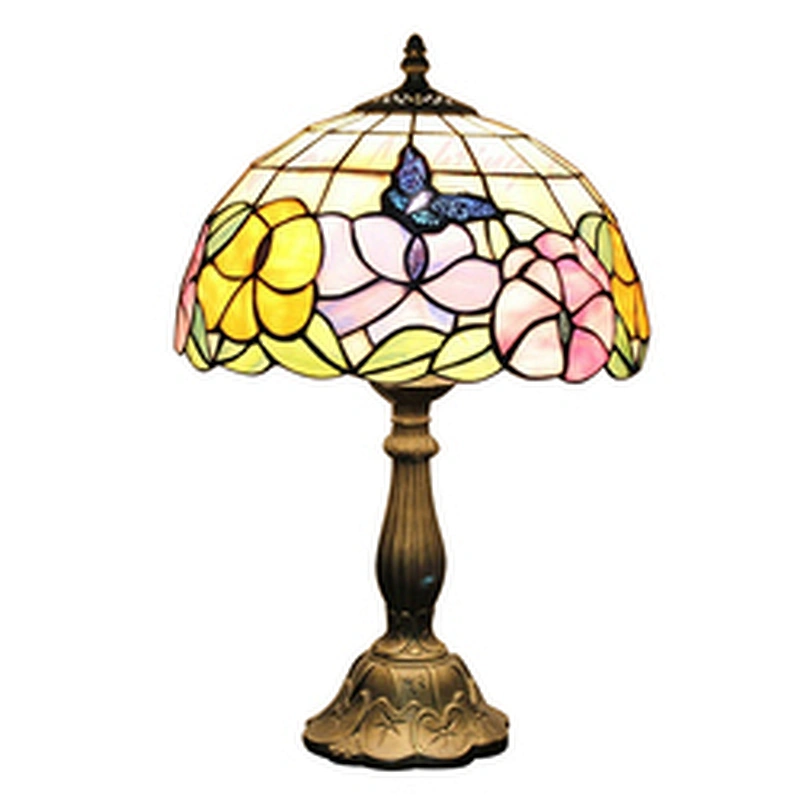 Rebecca High Quality Antique Stained Glass Tiffany Table Lamp Modern Desk Lamps