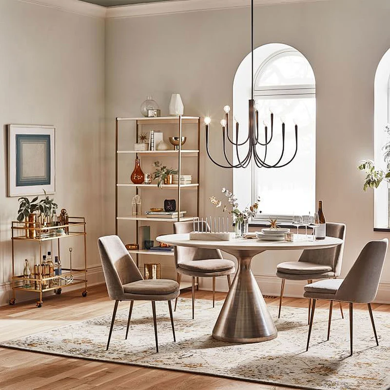 Modern Iron Chandelir For Living Room And Bedroom