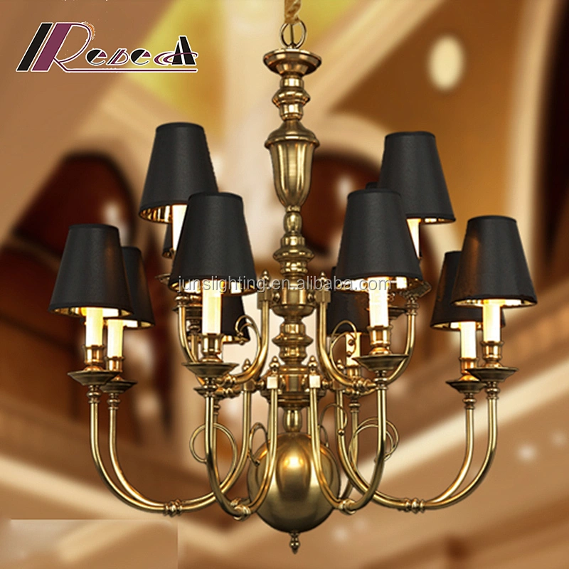 Modern Luxurious Adjustable Brass Chandelier For Cashier Counter Chandeliers Pendant Lights