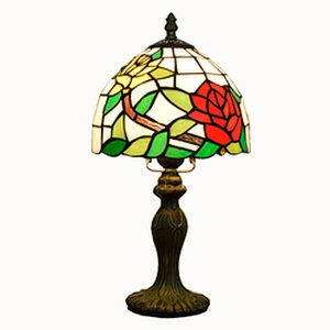 Rebecca High Quality Antique Stained Glass Tiffany Table Lamp Modern Desk Lamps