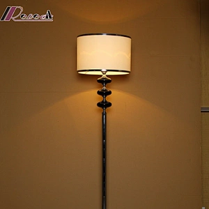 Chrome Hotel Bedroom Night Standing Lamp With Double Pull Switch Hight Floor Lamp