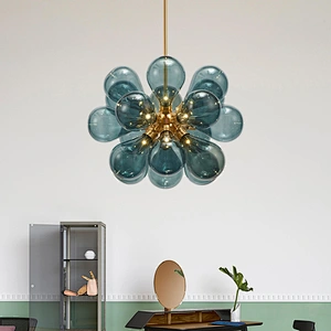 Postmodern Italian romantic bedroom creative personality light luxury  led  pendant lamp